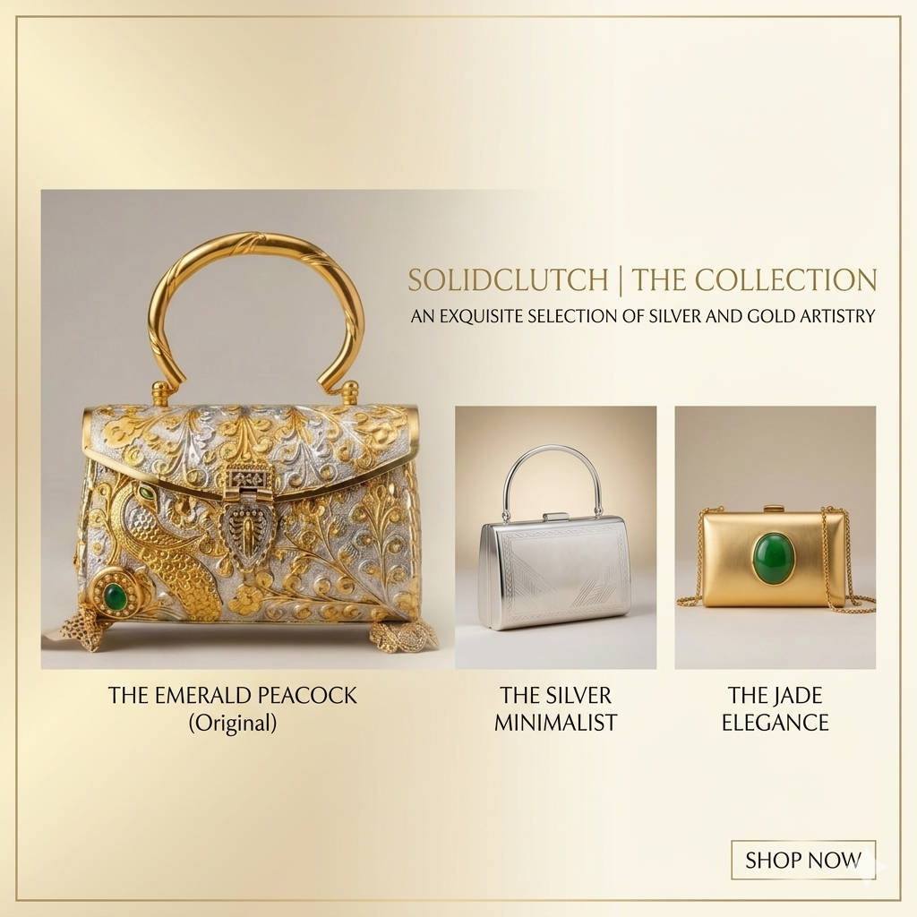 Jarman silver hand bags