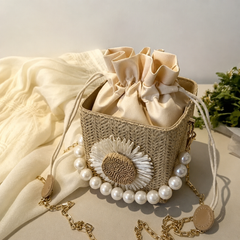 Daisy Pearl Bucket Sling Bag