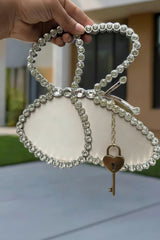 Luxury Butterfly Crystal Clutch Bag
